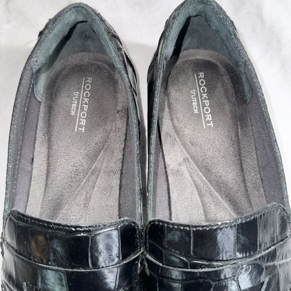 Women’s Black Rockport Penny Loafers size 9.5 - Picture 3 of 10